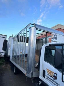 trailer repair services by LUEMA Mobile service. aluminum truck
